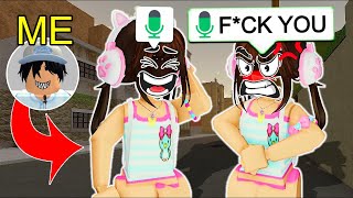 STEALING Peoples Outfits In Roblox Da Hood VOICE CHAT