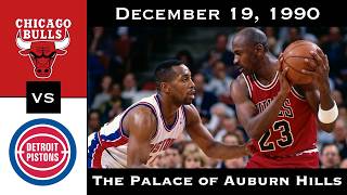 Full Game: The Bad Boy Barrier | Bulls vs Pistons (December 19, 1990)