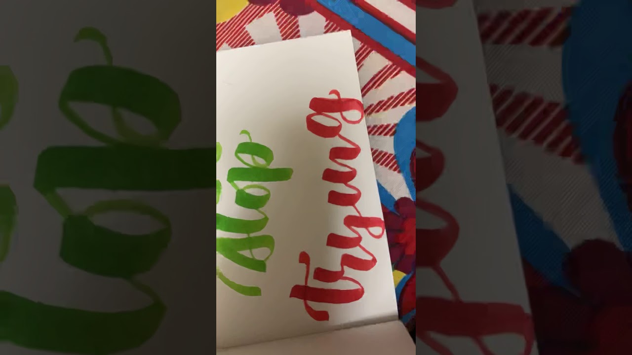 Easy Brush pen Lettering for beginners!!!♥️ YouTube