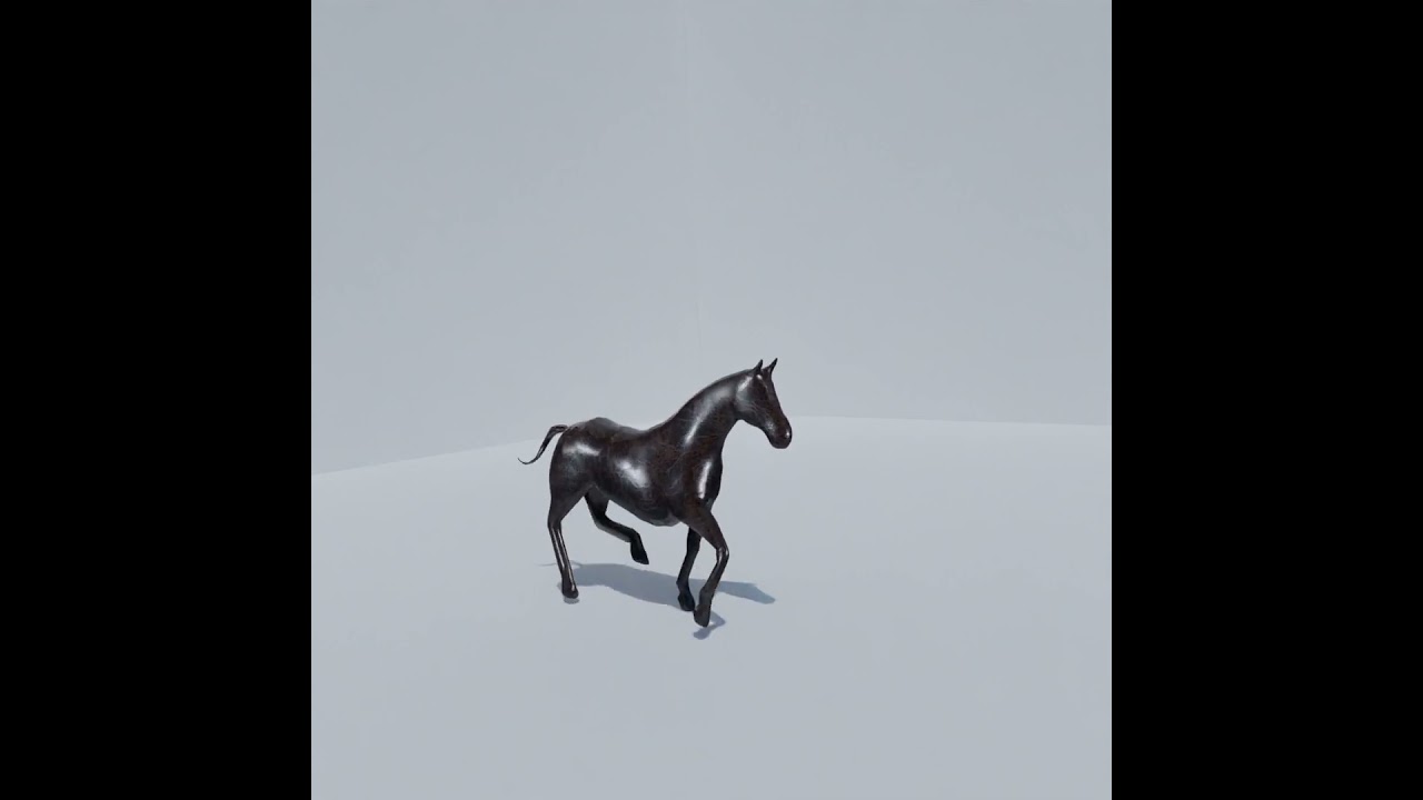 Low poly  horse  animations pack 