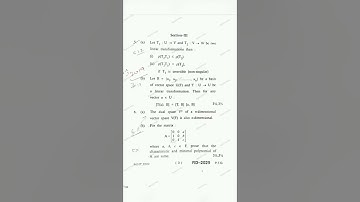 MDU Bsc  6th semester question paper July 2021 || Math Linear Algebra || regular pass course