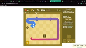 Key Mode: 50 Apples in 2:49.495 (small board, slow, 1 apple)