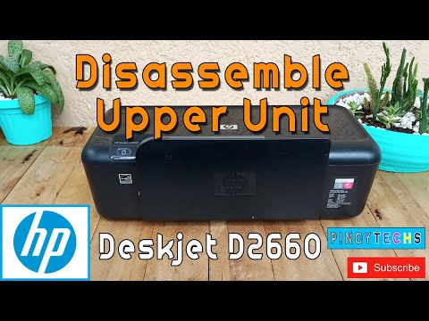 HP Deskjet D2660 | Disassemble Upper Unit