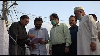 Dr. Khalid Maqbool Siddiqui  Visit Gujjar Nala Meeting with the victims Nazimabad 4 no