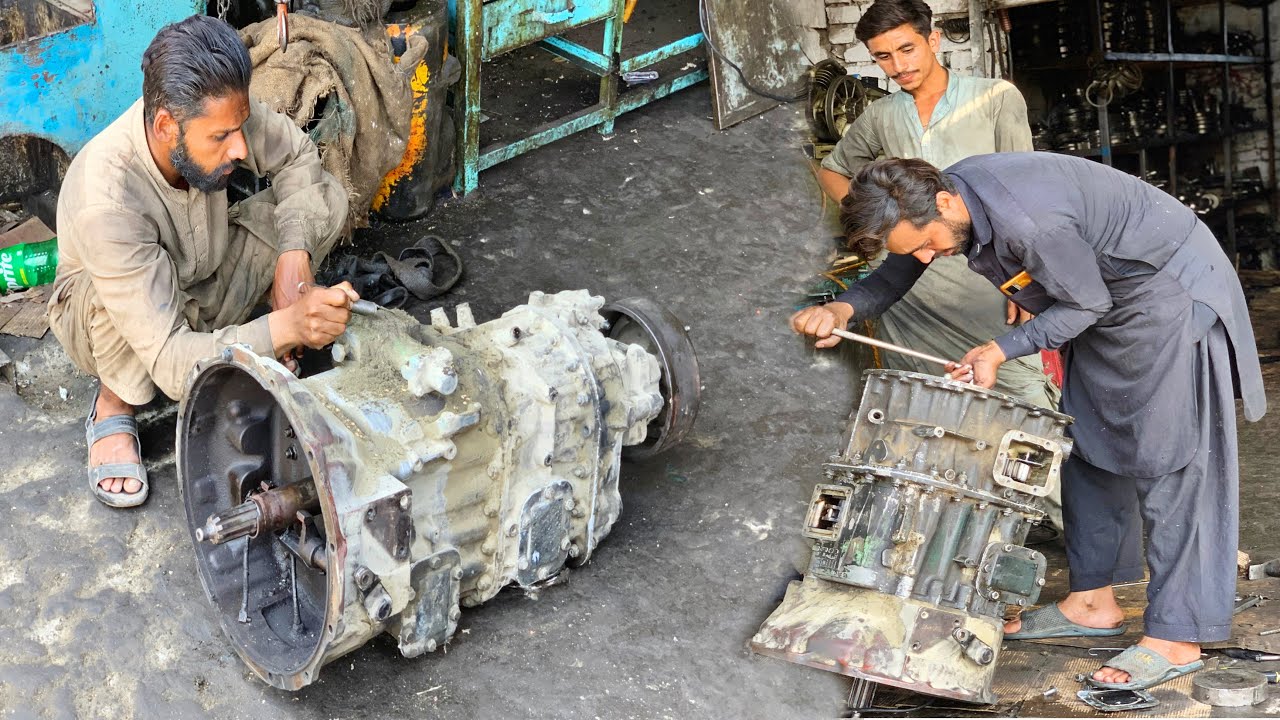 How To Rebuild Isuzu Dump Truck Manual Transmission | Repairing