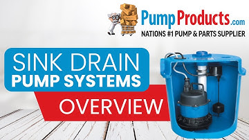 Sink Drain Pump Systems