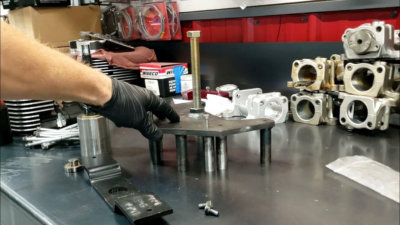 Victory engine transmission rebuild Part 2 cases and transmission