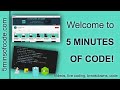 Welcome to 5 Minutes of Code!