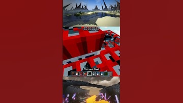 minecraft slime block clutch||Minecraft clutch voter bucket slime block#minecraft#shorts#mlgclutch