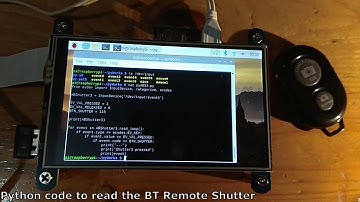 Python detect Bluetooth Remote Shutter, on Raspberry Pi, part I