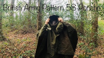 British Army Issued Pattern 58 Poncho Demonstrate & Basha Shelter!