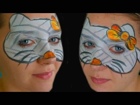 Hello Kitty Makeup For Kids — Fast & Easy Face Painting Tutorial - video  Dailymotion