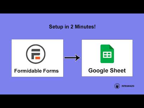 Formidable Forms to Google Sheets Integration in WordPress (Free Plugin) | Integrazo Automator