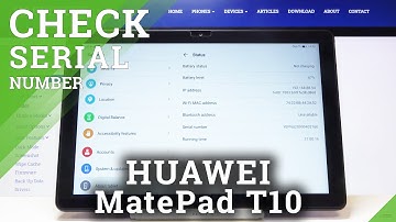 How to Check Serial Number in HUAWEI MatePad T10 – Verify SN