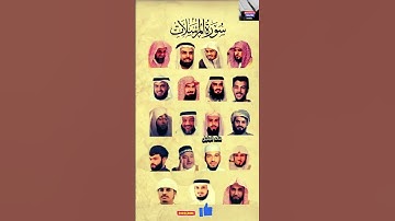 سورة المرسلات_بصوت القارئ(ياسر الدوسري ،رعد الكردي ،ماهر المعيقلي ،إسلام صبحي ،عامر الكاظمي،....)