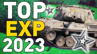 The TOP EXP of 2023 in World of Tanks!