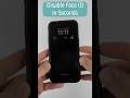 Quickly Disable Face ID On Any IPhone