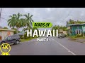 4k scenic bike ride  road trip through the big island hawaii 4 hours  part 1