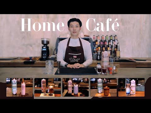 Home Café | Aesthetic & Easy Drink Recipes | UFC Velvet Milk Drink 🥛