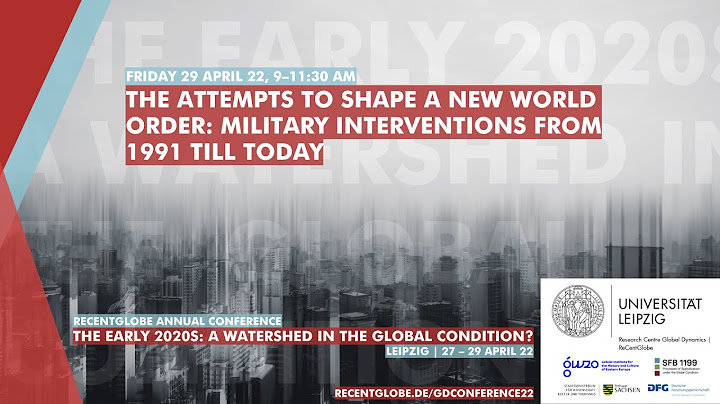 The Attempts to Shape a New World Order: Military Interventions from 1991 till today