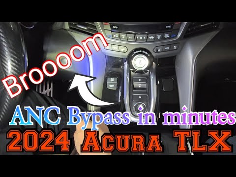 2024 Acura TLX ANC Active noise canceling system bypass Simple! - YouTube