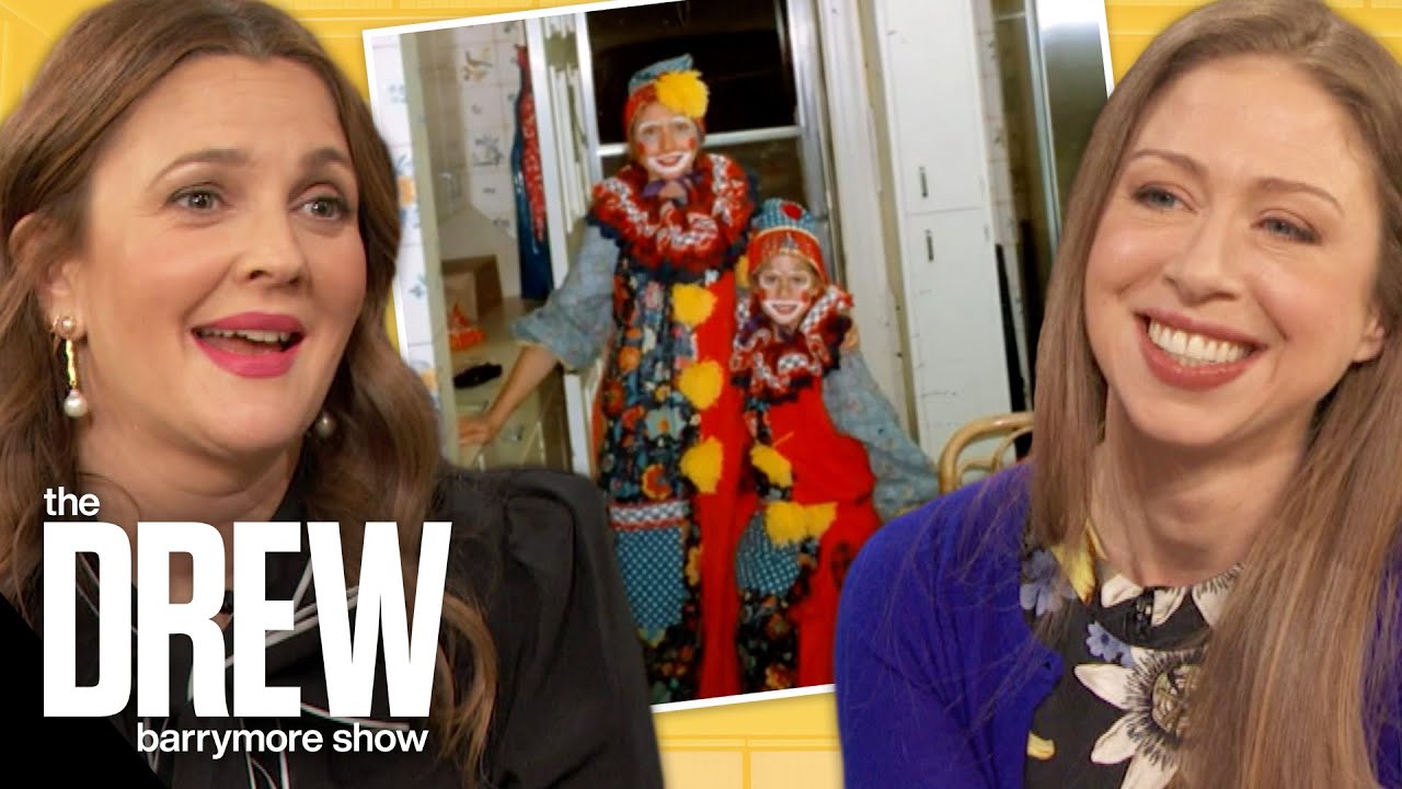 Chelsea Clinton Reveals Backstory Behind Childhood Photo of Her and Mom Hillary Dressed as Clowns