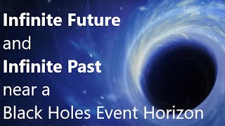Infinite Future and Infinite Past near a Black Holes Event Horizon