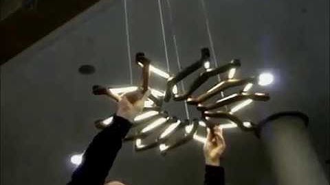 TRANSFORMA - transforming chandelier - lighting