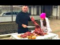Carne de jabal al carbn georgykavkazcocinero9632