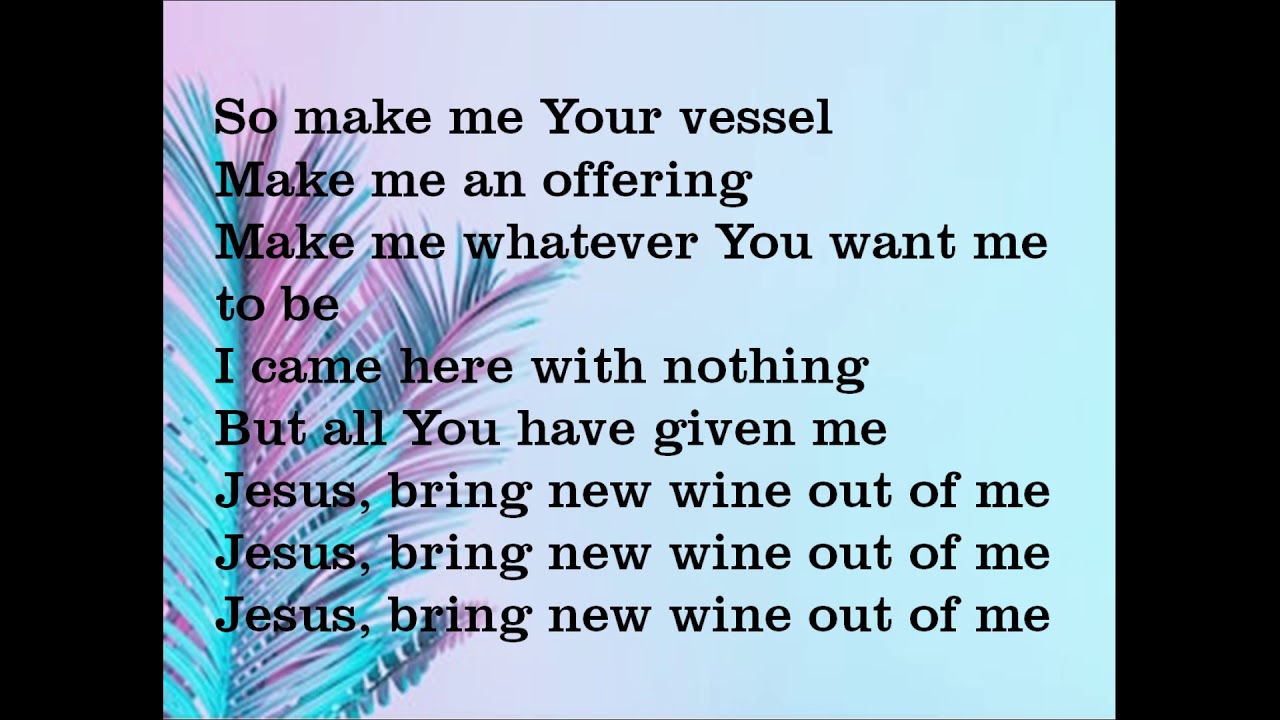 visit us new wine lyrics