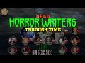 Dead Horror Writers Through Time 1797 2022 