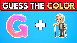 Guess the COLOR by Emoji | Emoji Quiz 2024