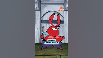 SpongeBob in different languages