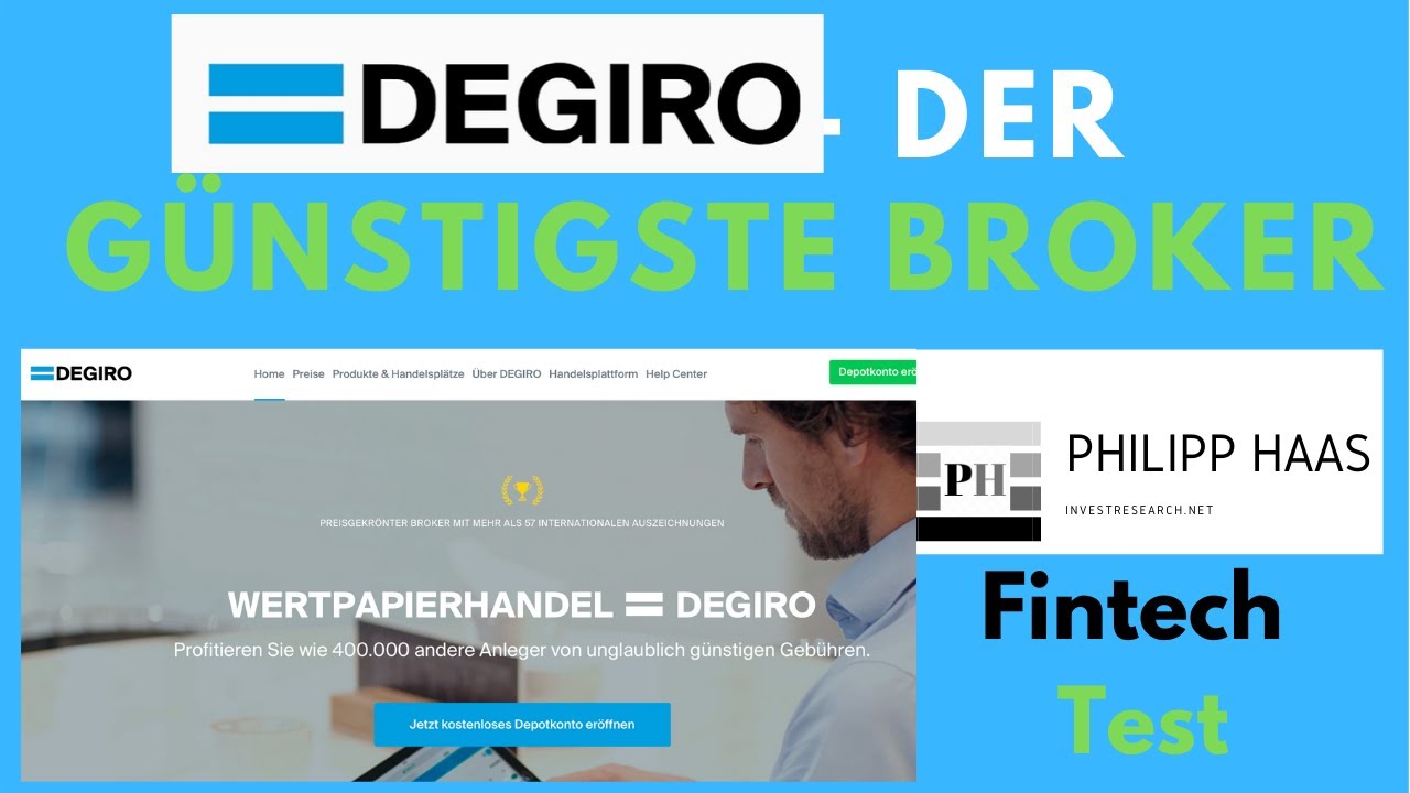 Degiro Onlinebroker Test+Erfahrung des günstigen Anbieters zum Aktien