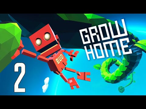 Видео: Прохождение Grow Home Серия 2 "БАД исследует флоры и фауны"