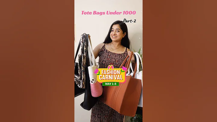 Tote Bags ft. @myntra  Part -2 #myntra #youtube #bags #trending #shorts