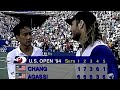 Andre Agassi vs Michael Chang 1994 US Open R4 Highlights