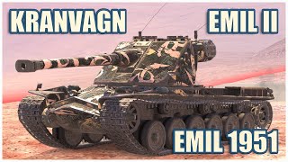 Kranvagn, Emil II & EMIL 1951 • WoT Blitz Gameplay