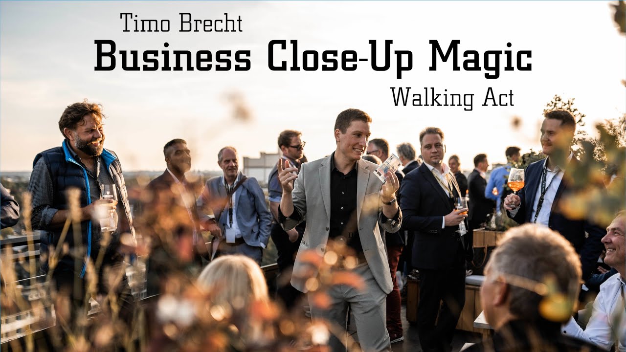 Business Close-Up Magic - Walking Act | Timo Brecht