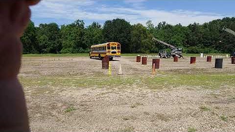 CDL Passenger Bus alley dock skills