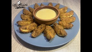 Perfect 🔥 Cheesy Potato Crispy Garlic 🔥 Delicious! Cheese sauce. no fry 🔥