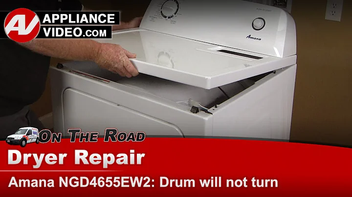 Amana, Whirlpool & Kenmore Dryer - Drum Will Not Turn - Diagnostic & Repair - NGD4655