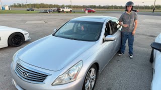 Layton’s first drag race 