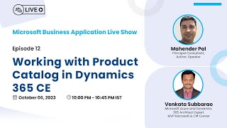 Working with Product Catalog in Dynamics 3...