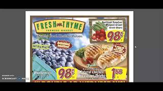 Fresh Thyme Market Matchups- 8/23/17-8/29/17