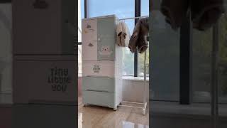 Baby's cabinet drawer plastic storage box Wardrobe For Baby Toy Clothes Home Organize Durabox