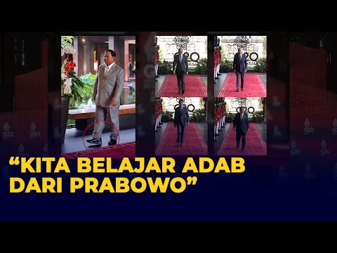 Potret Prabowo Tak Injak Karpet Merah di Lorong KTT G20 Tuai Pujian