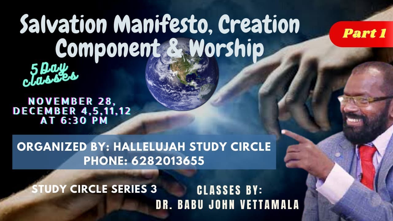 Salvation Manifesto | Part 1 | Dr. Babu John Vettamala