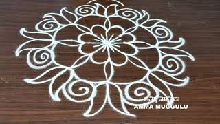 Top Holi kolam || Holi Flower Rangoli Designs || Colours Rangoli || Simple Muggulu #ammamuggulu