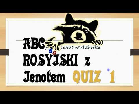 Gdzie jest akcent: pisać - sikać ABC ROSYJSKI z JENOTEM Quiz 1